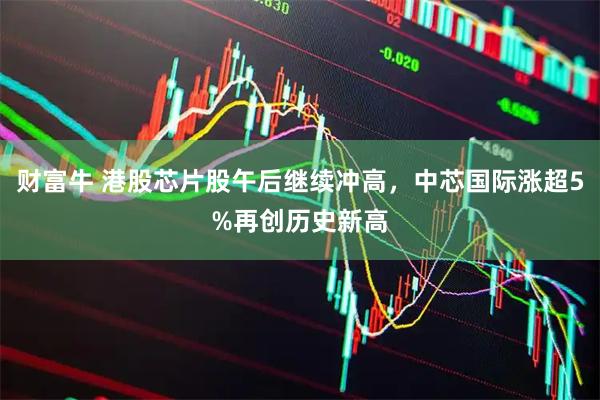 财富牛 港股芯片股午后继续冲高，中芯国际涨超5%再创历史新高