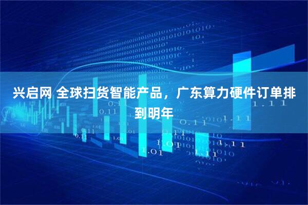 兴启网 全球扫货智能产品,广东算力硬件订单排到明年
